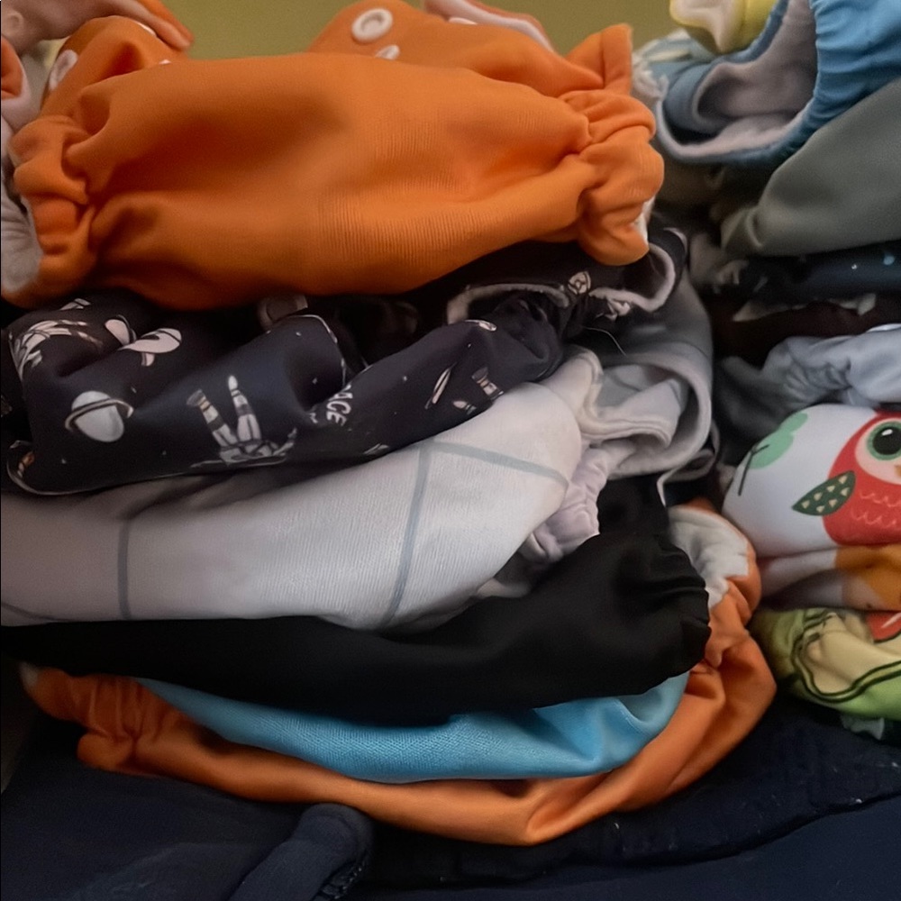 Orange Diaper Covers Accessories